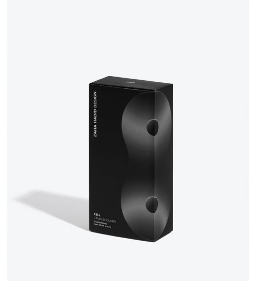 Zaha Hadid Design Cell细胞系列小号号烛台黑色H2.7cm